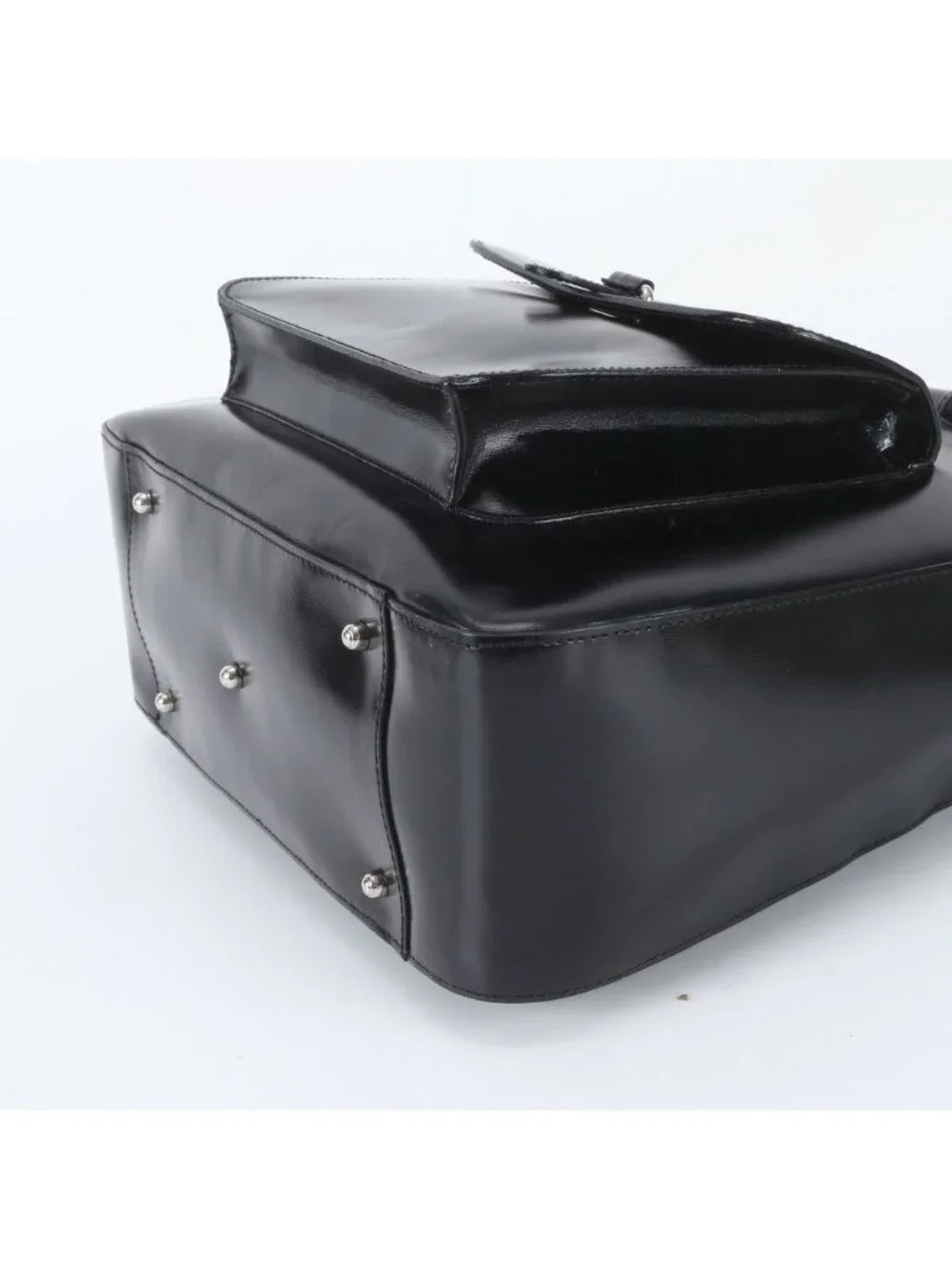 Gucci 5 Leather Handbag Tote Black